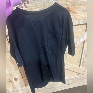 Black western boutique, top with friends and stars on the back